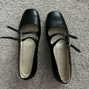 Elegant Black Mary Jane Heels